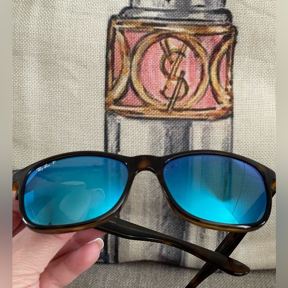 ⭐️COA⭐️RAY-BAN Polarized Sunglasses w/case & cloth~coolest Vintage frames - Picture 3 of 13